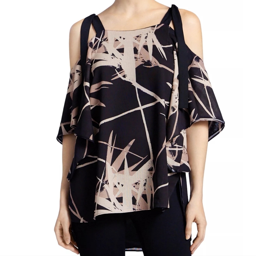 Halston tunic top